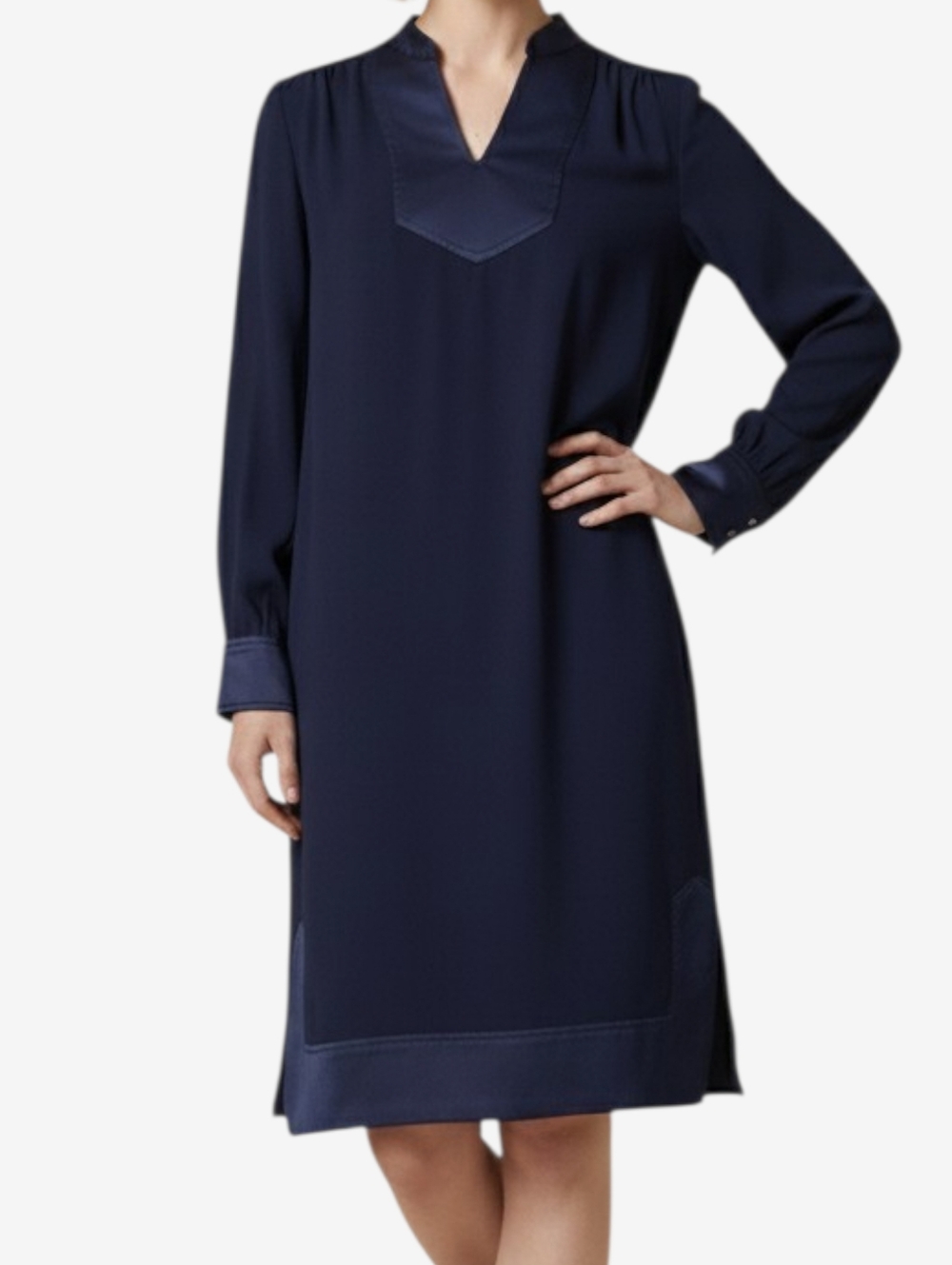 Trina Turk Navy Shift Dress Size Small